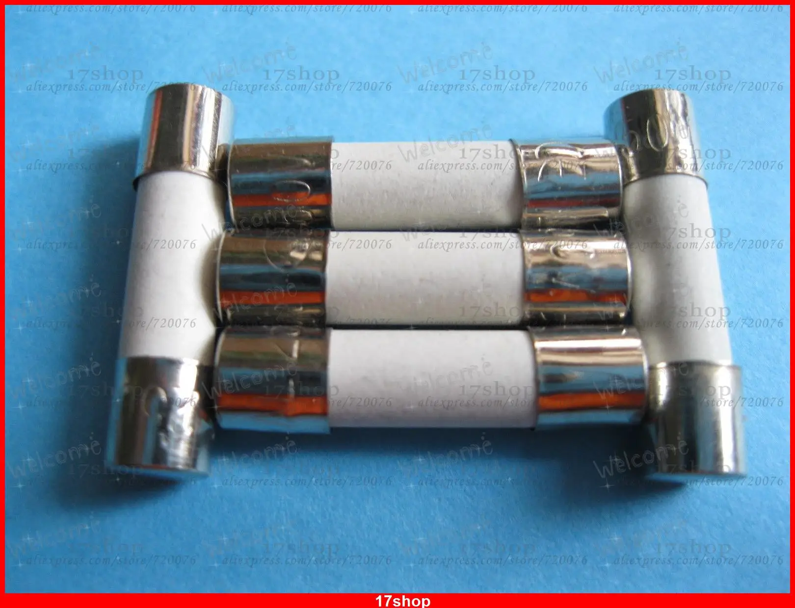 

20 Pcs Fast Blow Ceramic Fuse 5A T5A 250V 5mm x 20mm