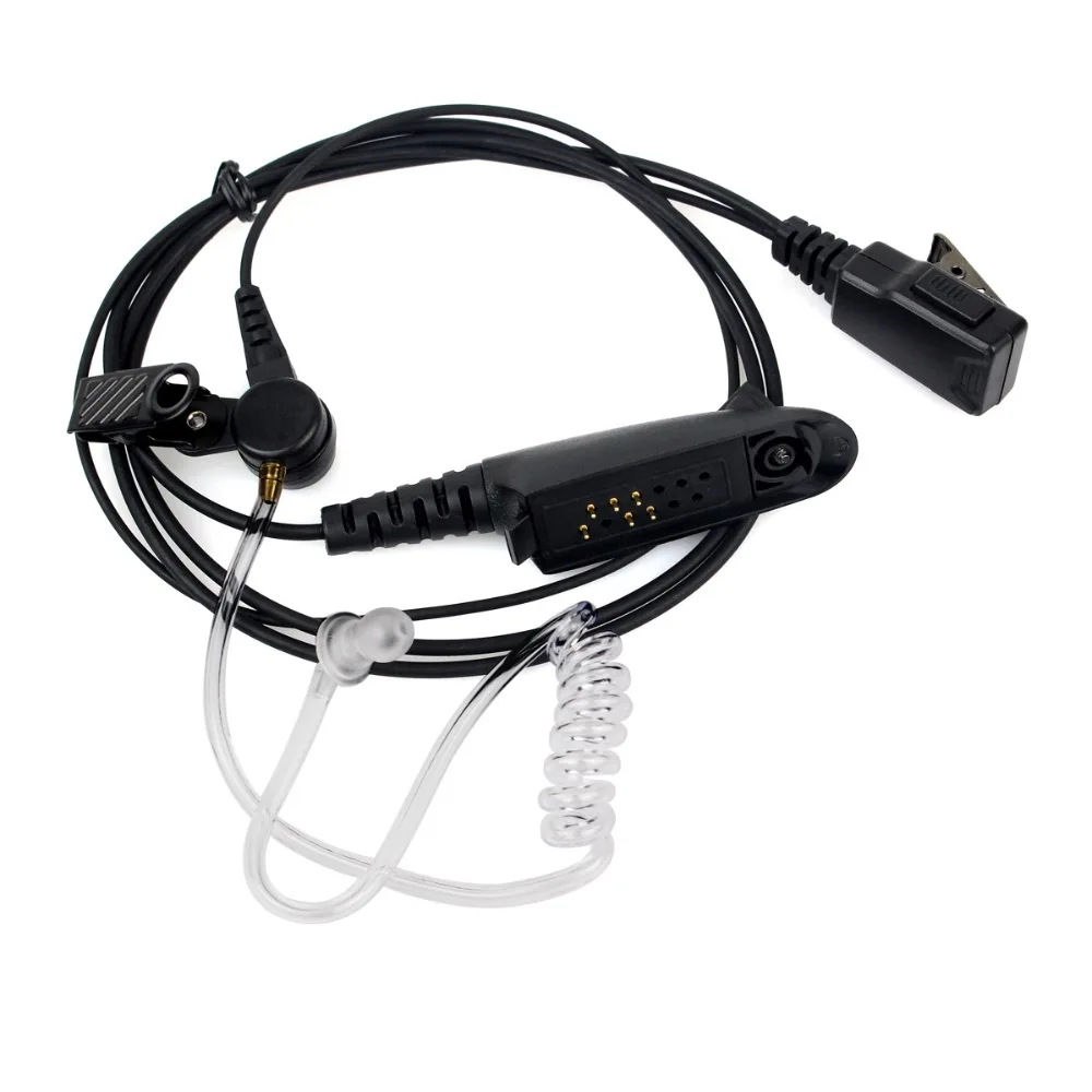 Скрытый акустический трубчатый наушник PTT MIC для Kenwood TK2107 TK3107 BAOFENG UV 5R 888s Motorola