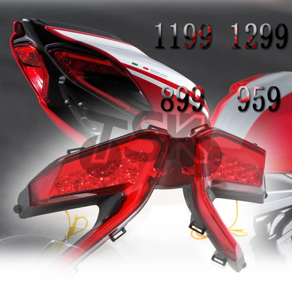 Светодиодная задняя фара для мотоцикла DUCATI 899 959 1199 1199S 1199R 1299 Panigale интегрированные
