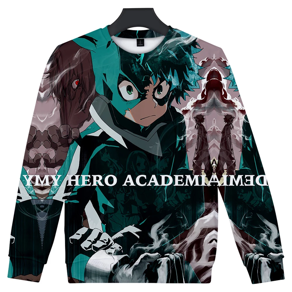 

My Hero Academia 3D Printed O-Neck Sweatshirt Women/Men Harajuku Long Sleeve Sweatshirts 2019 Hot Sale Casual Streetwear Clothes