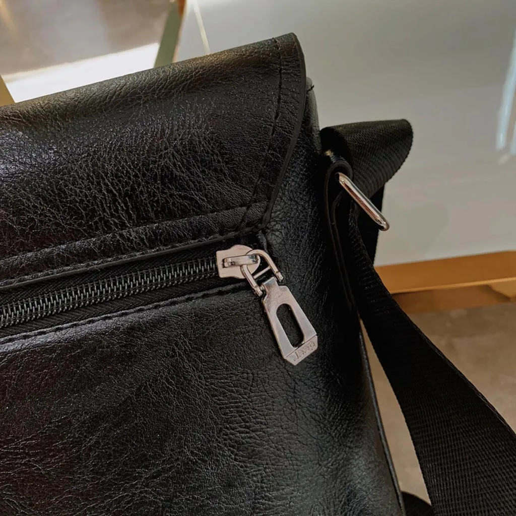 

Office Shoulder Bags Tote Men's Business Diagonal Cross Bag Briefcase Solid Color Classic Shoulder Bag Handbag Laptop