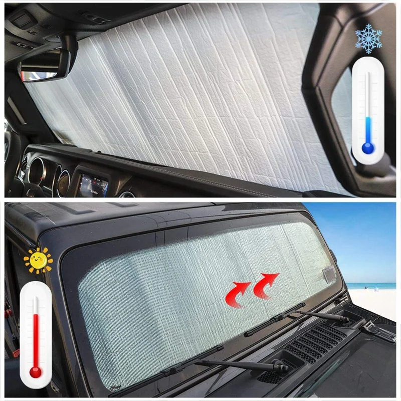 Солнцезащитный козырек от солнца солнцезащитный для Jeep Wrangler Rubicon Sahara Jl 2 двери и 4