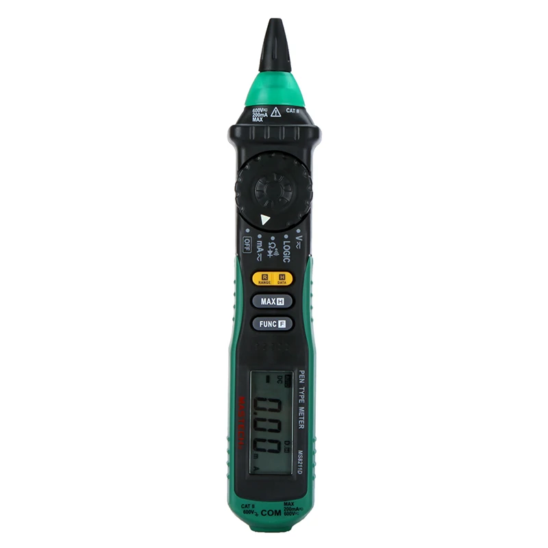 MASTECH MS8211D переносной Тип пера цифровой мультиметр профессиональный AC DC