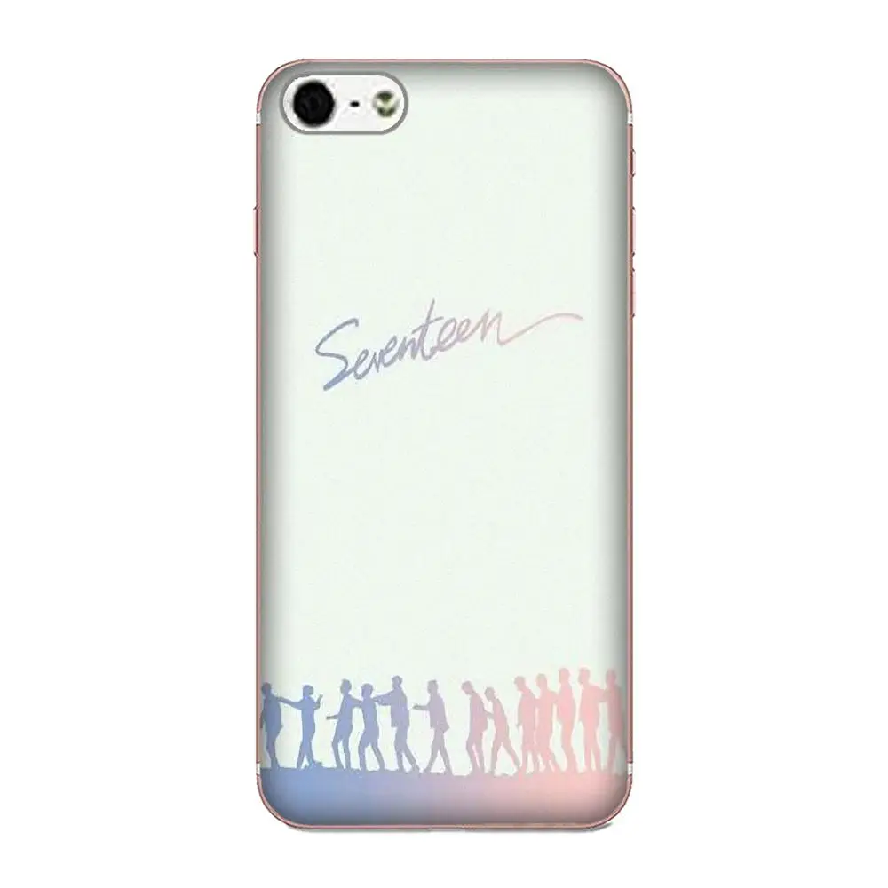 Чехол для мобильного телефона из ТПУ с логотипом Kpop Seventeen Huawei P7 Honor 4C 5A 5C 5X 6 6C 6A 6X 7 7X