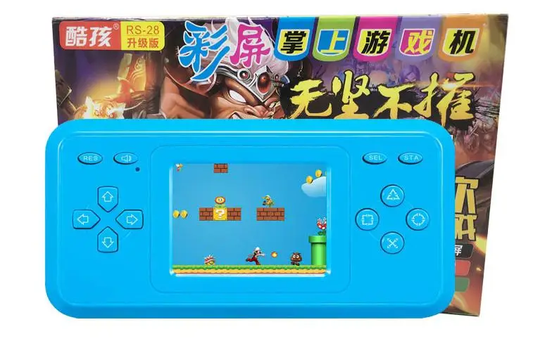 16 см семейная компьютерная станция игровая игрушка ABS китайская/английская версия Детская портативная игровая консоль 298 игра 2,4 дюймов многоцветный экран