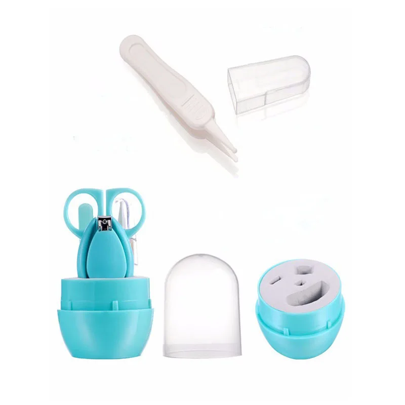 

4Pcs/Set 3 Kinds Safe Grooming Pocket Nice Kid Baby Travel Home Nail Care Pedicure Gift Tool Product Manicure Set Kit