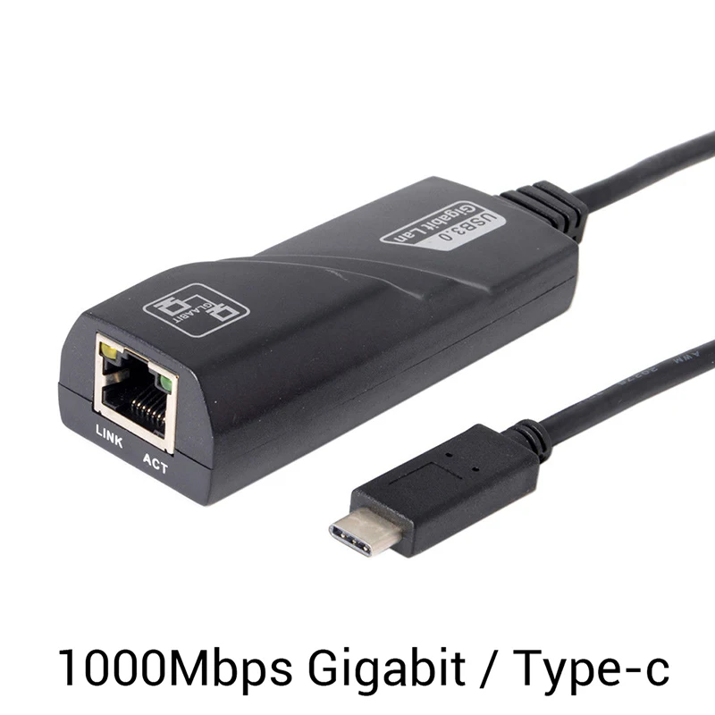 1000 Мбит/с Type c USB C к RJ45 Gigabit Ethernet LAN сетевой адаптер кабель для ПК K ноутбука