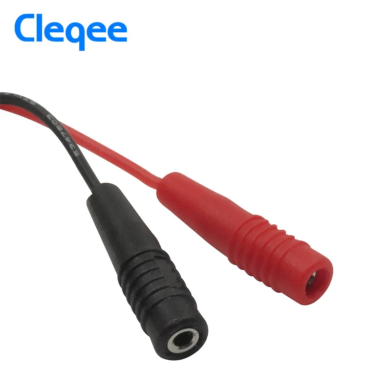 Cleqee P1511B 2 мм штекер к внутренней пружине тестовый Крюк щуп AWG комплект