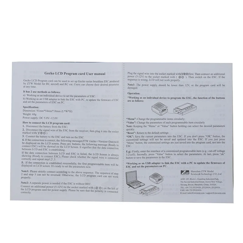 

Original ZTW LCD Program Card for Beast Series 1/5 Rc Car Brushless Electronic Speed Control RC Remote Control Toys Spare Parts