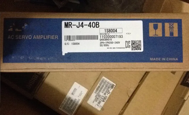 Новый и оригинальный серводвигатель переменного тока MR-J4-40B | Строительство