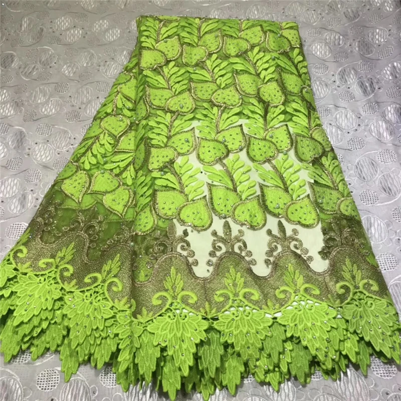 Tollola Yellow Latest French Nigerian Laces Fabric High Quality Tulle African Wedding Lace | Дом и сад