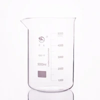 beaker in low formcapacity 5000mlouter diameter178mmheight275mmlaboratory beaker
