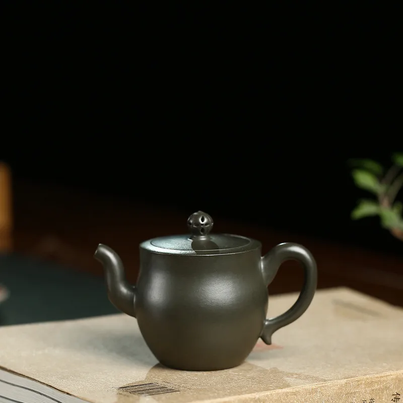 

Yixing Manual Purple Sand Pot Celebrity Mine Azure Mud Bowl Jade Pot Kungfu Teaware Household Teapot Office Gift