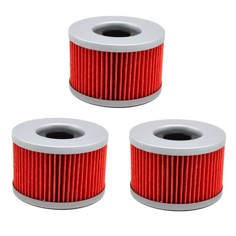3pcs Oil Filter For HONDA CX 650 CX650 TURBO 650 1983-1986 GL500 SILVER WING 500 1981-1982 GL 650 SILVERWING 1983-1986