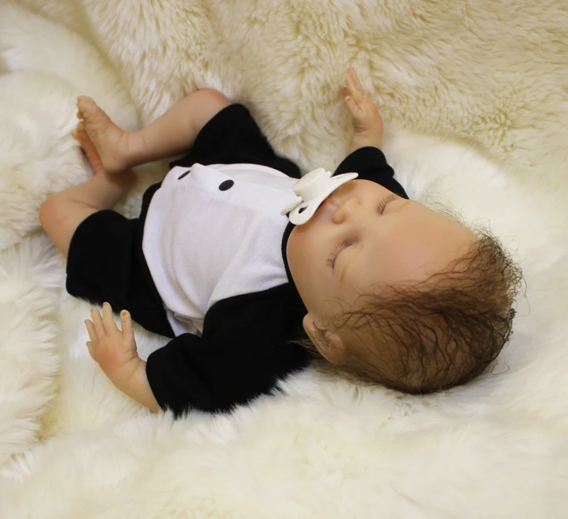 45 см силиконовые куклы для новорожденных и малышей сна Reborn игровой дом игрушки для детей подарок на день рождения Одежда для девочек bonecas Brinquedos