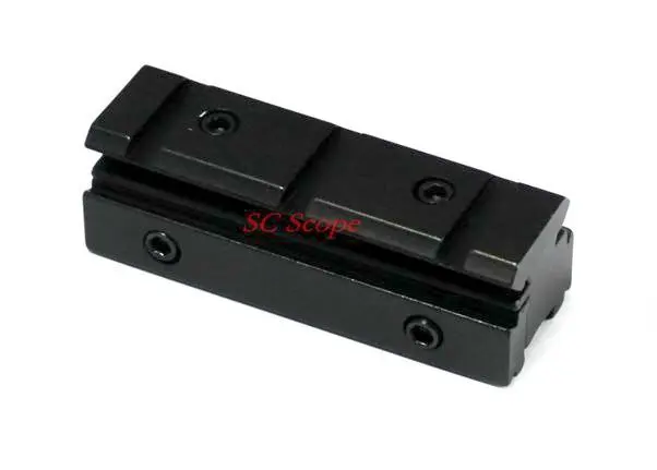 

Scope 11mm Dovetail to 20mm Weaver Riser Rail Mount 11/20 Adapter Fit Winchester Airgun Mauser Marlin etc Airguns & Rifles