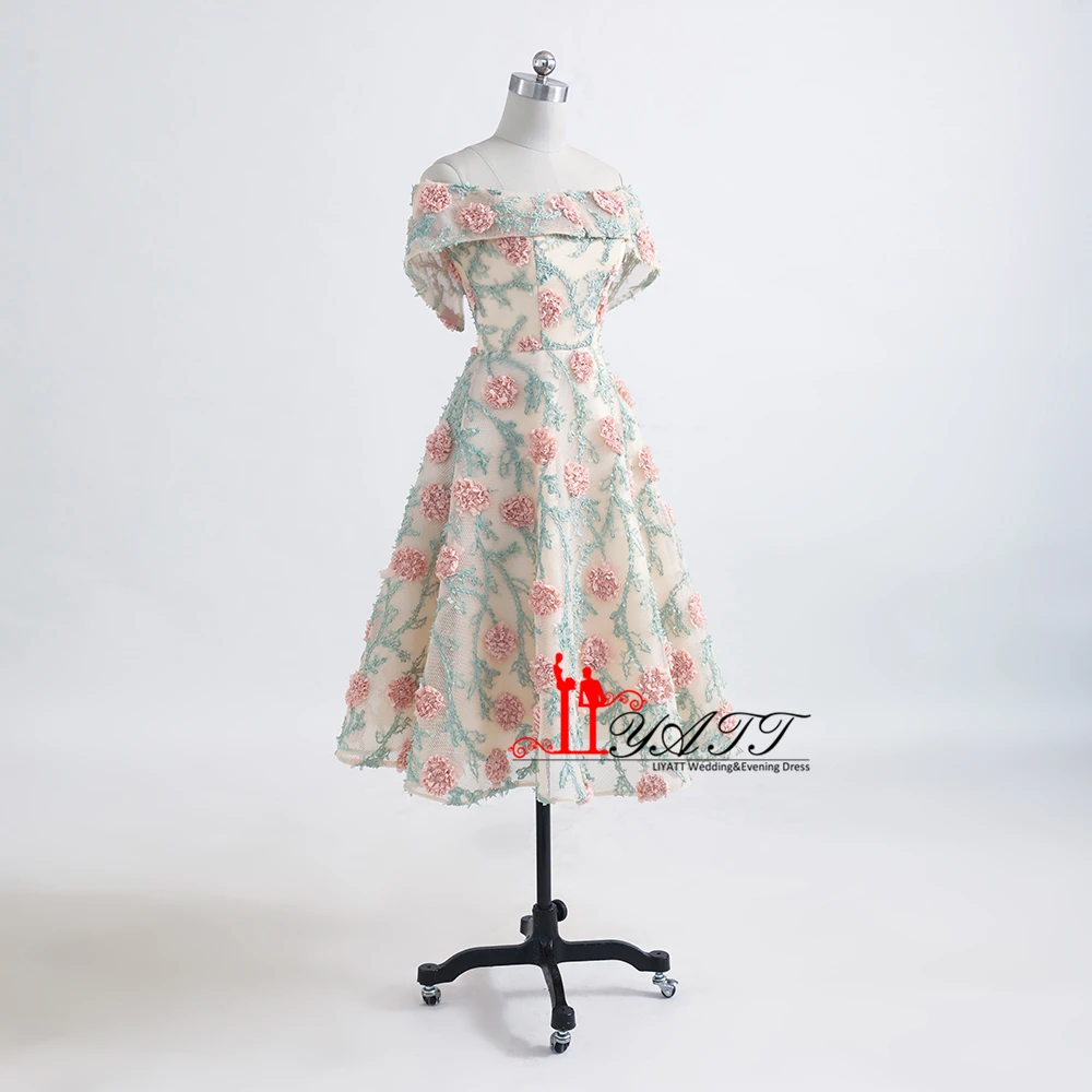 Женское коктейльное платье Robe De Soiree короткое элегантное вечернее с вырезом