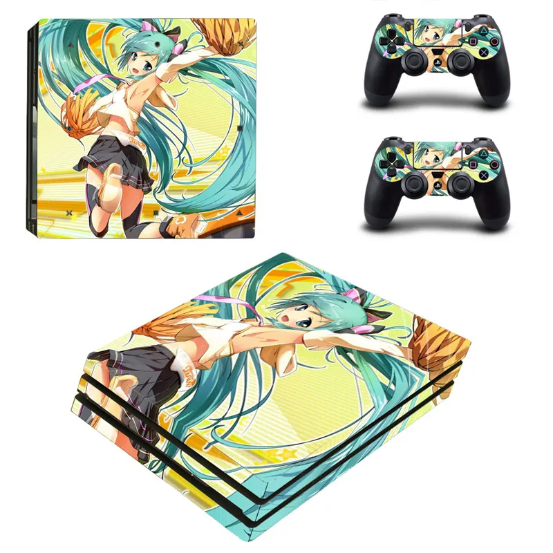 Lovely Anime Girl Lovelive Game PS4 pro Skin Sticker For Sony Playstation 4 Promotion Console & 2Pcs Controller Protection Film |