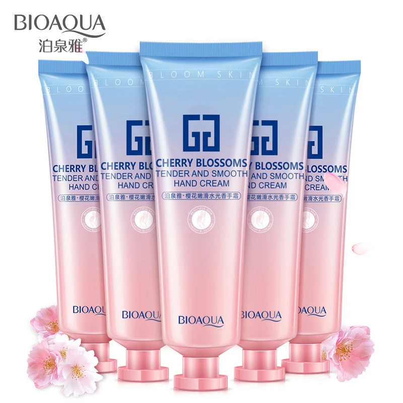BIOAQUA вишневый цвет увлажняющий крем для рук лосьон уход за руками нежное и