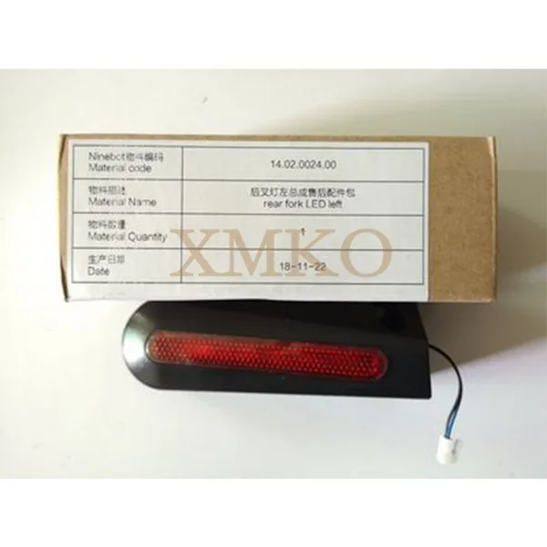 Rear Fork LED Left Ninebot SegwayES1 ES2 Запчасти для электрического скутера материнская плата контроллер колеса ножной коврик крыло головной светильник руль дроссельной заслонки - Цвет: Rear Fork LED Left