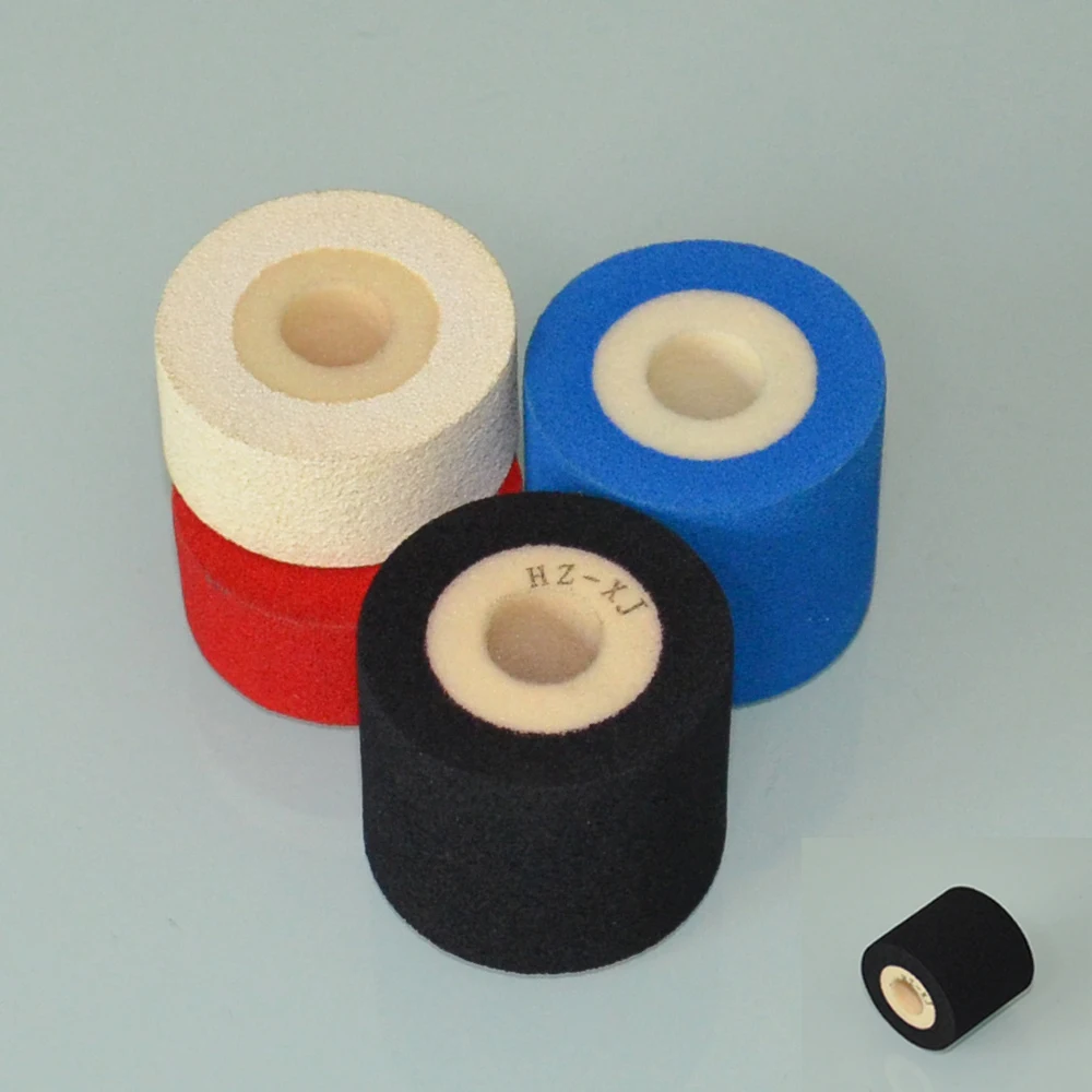 Black Diameter 36mm Height 16mm marking ink roller for sealing machine