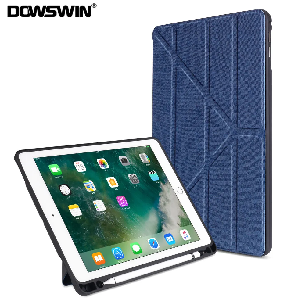 Чехол для iPad 9 7 2017 2018 умный чехол Air 2 1 Pro Apple дюймов с карандашом|Чехлы планшетов и
