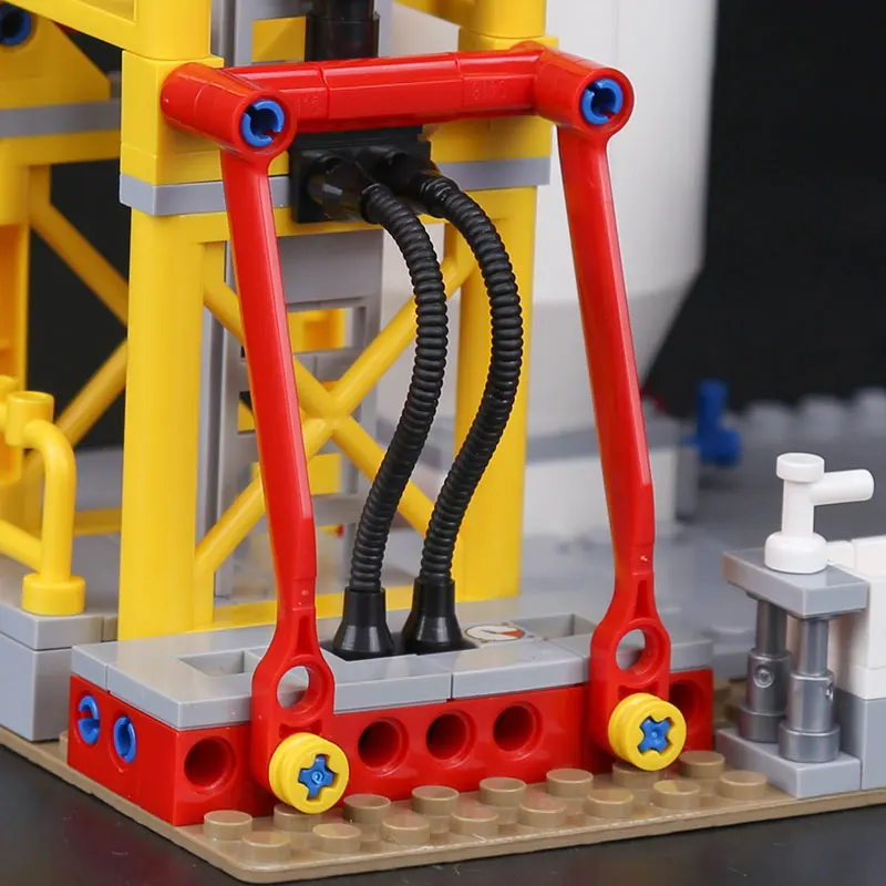 4425 шт. серия MOC 15031 Классическая Строительная площадка с краном Набор