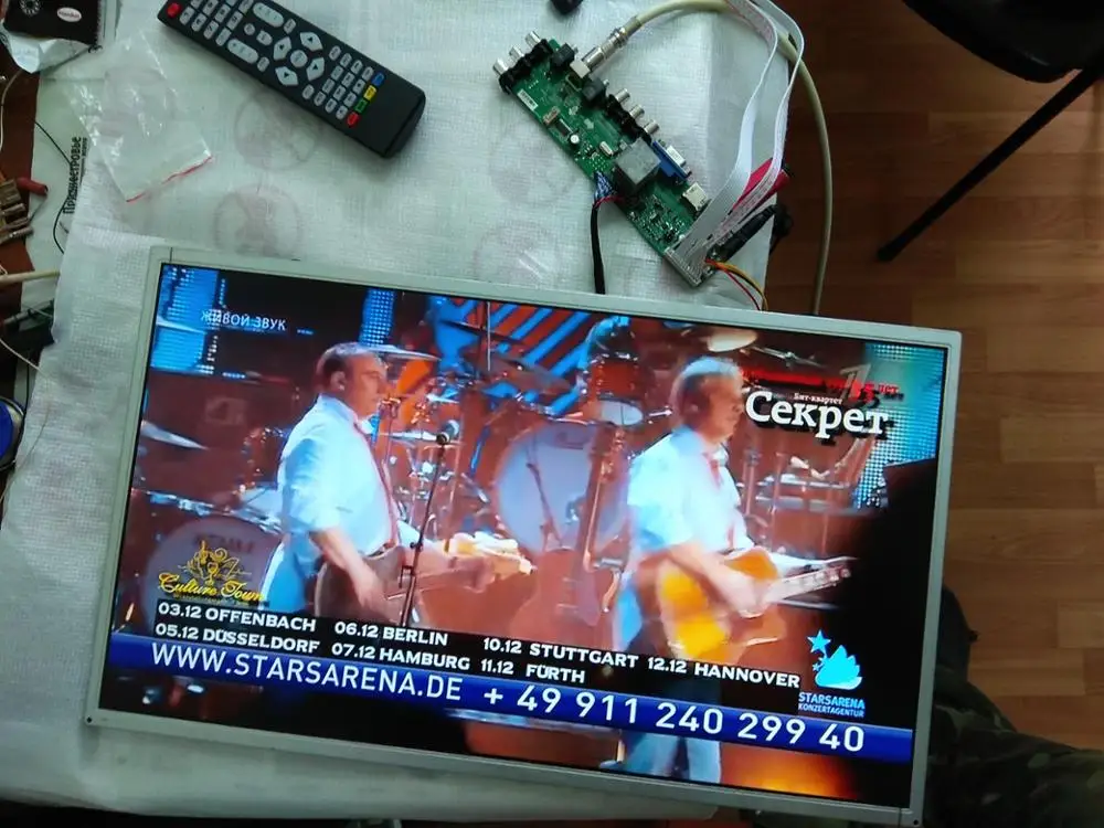 DS. D3663LUA. A81.2.PA V56 V59 универсальная ЖК-плата с поддержкой DVB-T2 ТВ-плата+ 7 кнопочный переключатель+ ИК+ 2 лампового инвертора+ LVDS 3663