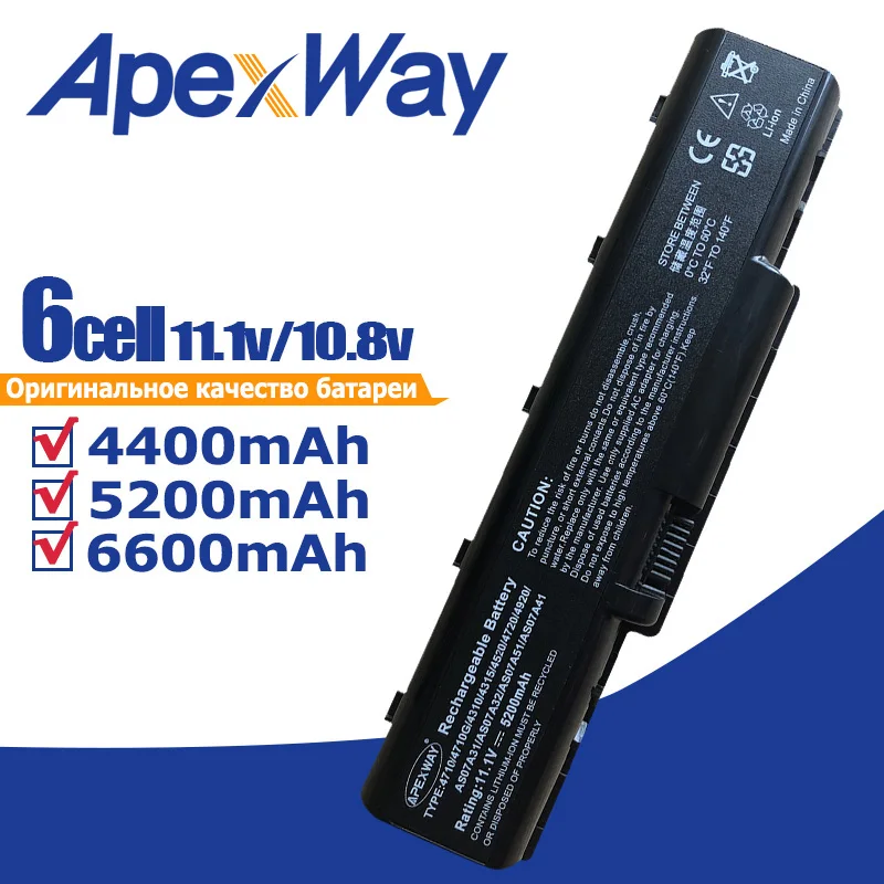 Аккумулятор для ноутбука AcerAspire 4937 4937G 5235 5236 5241 5335 5335Z 5338 5535 5536G 5541 5541G 5732Z 5732ZG 5734Z 5735 6