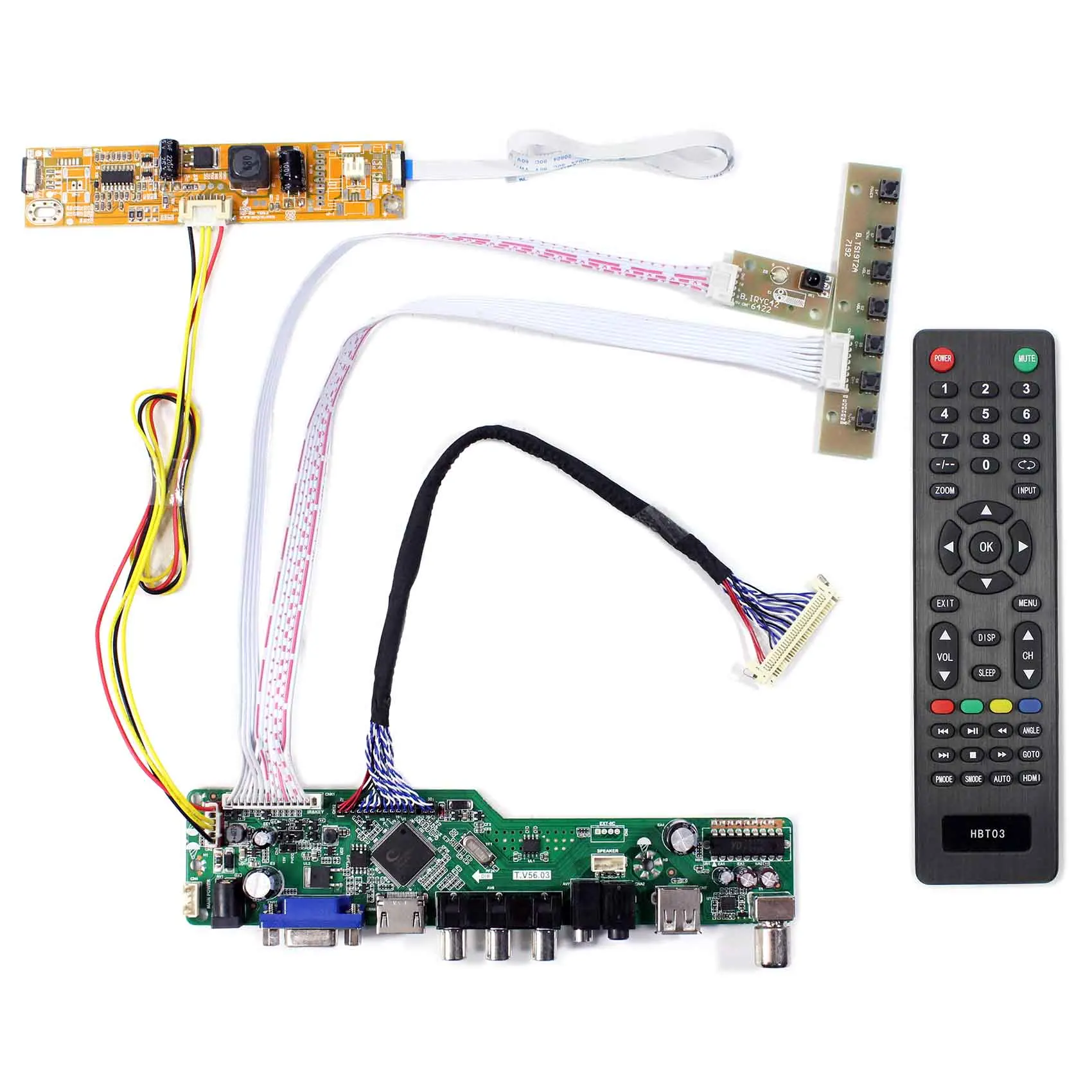 HD MI ТВ доска M215H3 LA5 LA1 T.V56.03 для 21 5 дюйма 6 плата с ЖК экраном Размеры 188x43x17 мм 1920x1080
