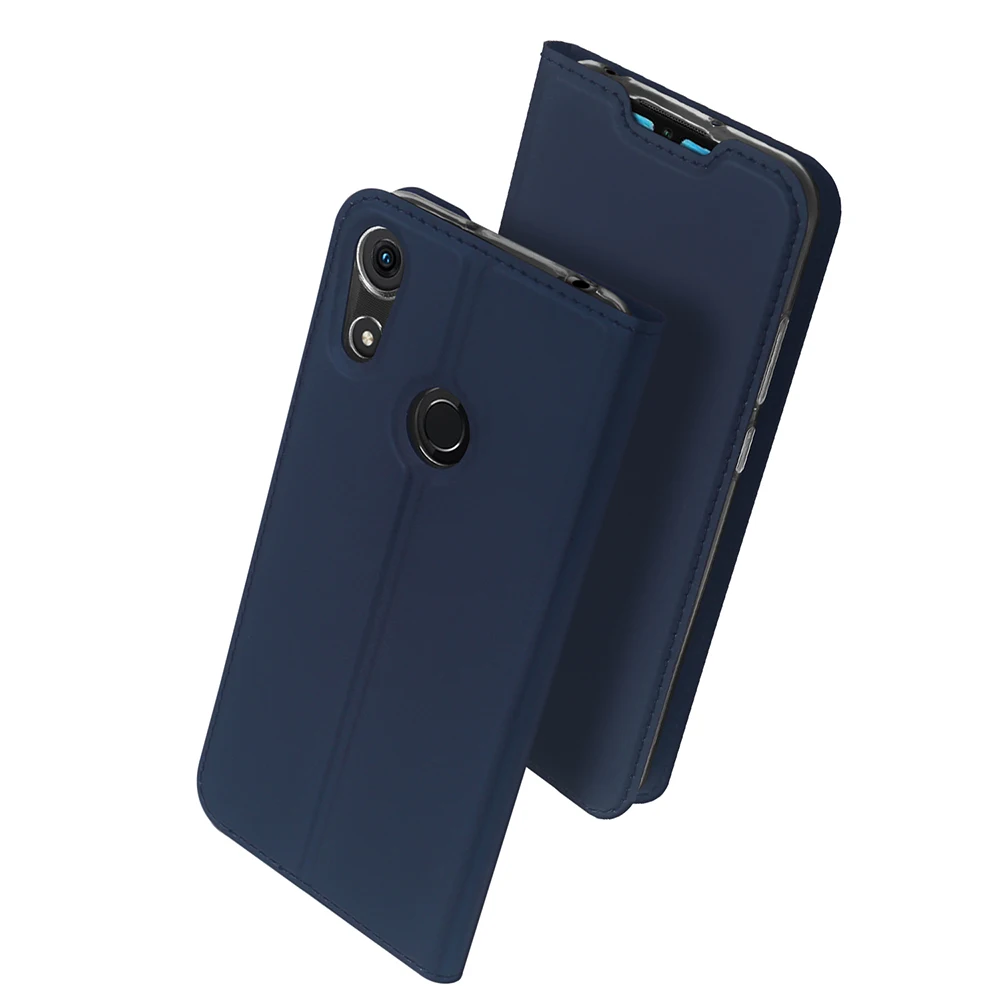 DUX DUCIS флип чехлы для huawei Honor 8A Роскошные из искусственной кожи Флип кошелек