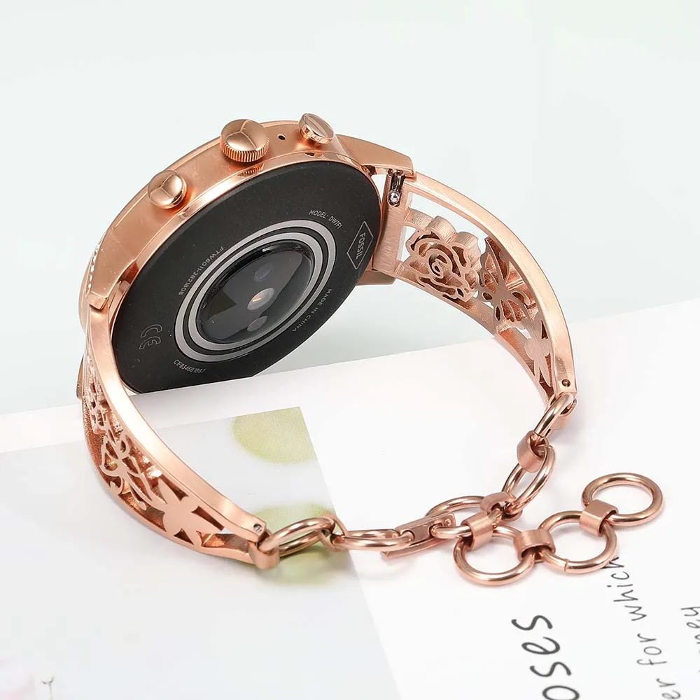 Женский ювелирный ремешок для часов Fossil Gen 4 Q Venture HR/Gen 3 Venture/Q Tailor/Q Scarlette Band Quick Release
