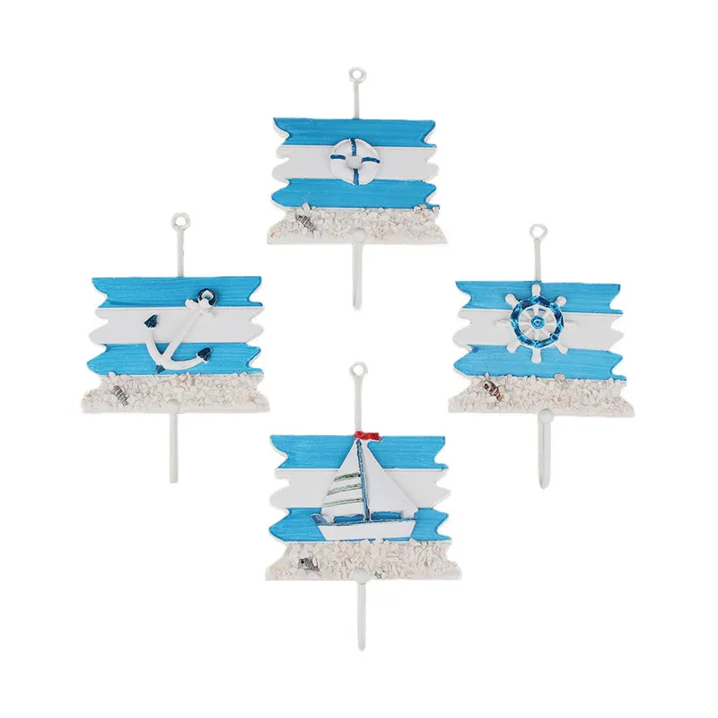 Настенная вешалка домашний декор настенный крючок в средиземноморском стиле