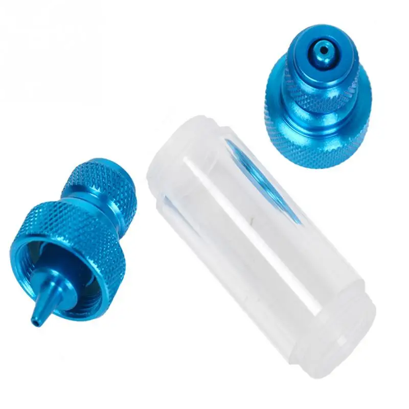 Один двойной углекислый газ пузырьковый счетчик голова водяное растение для