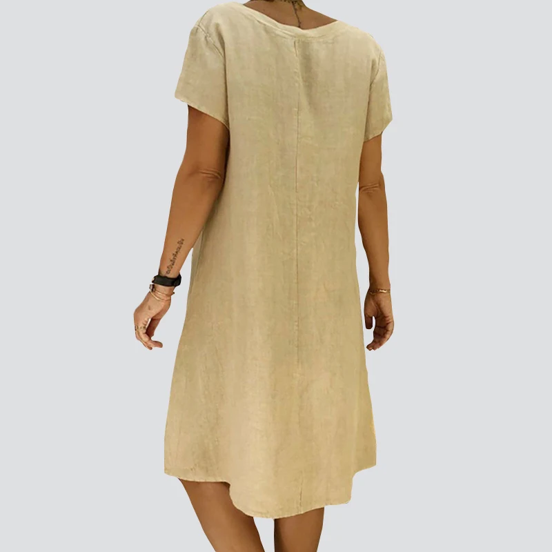 Женское летнее платье большого размера Vestidos льняное неоновое сарафан винтажное