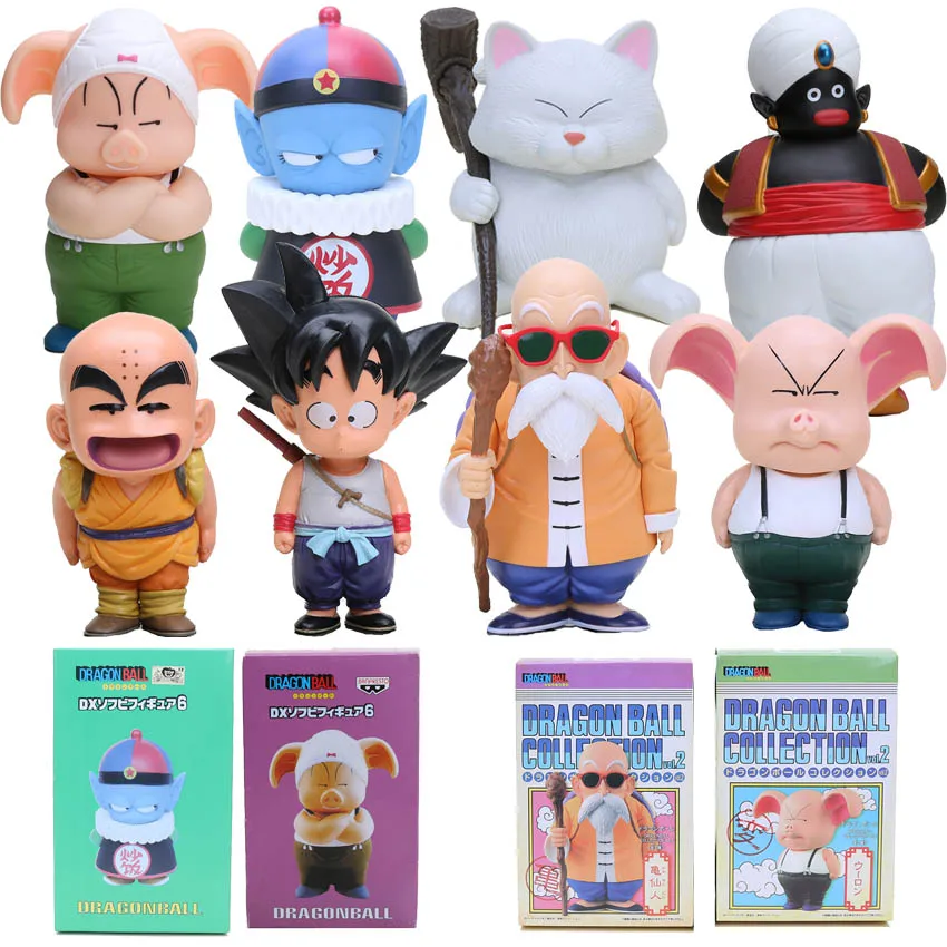 12-22 см Фигурки Dragon Ball Z Oolong Goku Mater Roshi Pilaf Karin Toriyama, ПВХ фигурка, детская игрушка, розничная