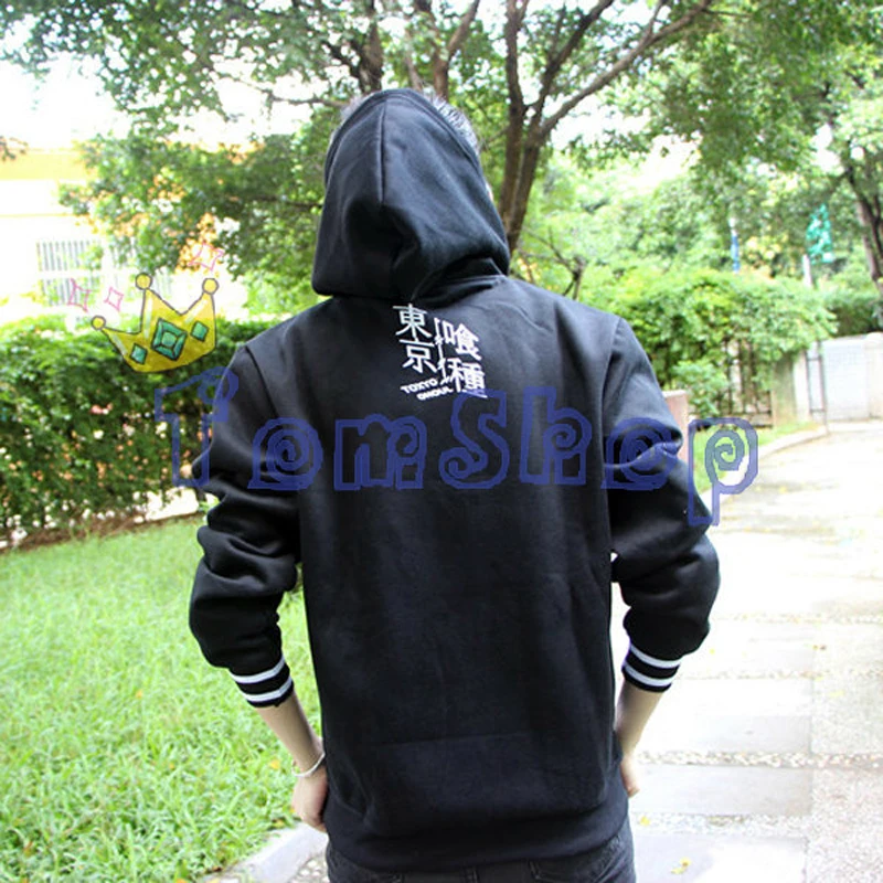 Аниме Токийский Гуль канеки Кен косплей толстовка на молнии свитшоты куртка с