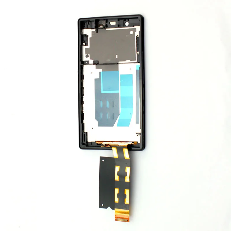 New LCD Touch Screen with Digitizer + Frame Assembly For Sony Xperia Z L36H L36 LT36 C6603 C6602 Black Replacement Part | Мобильные