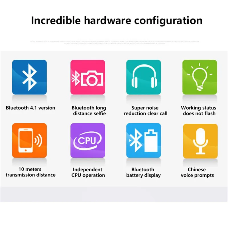 Tycipy Мини Bluetooth наушники в ухо гарнитура маленькая камера беспроводная для Xiaomi