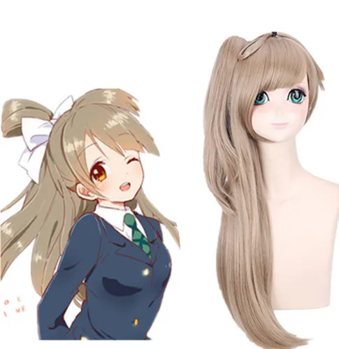 Горячие Ниме Love Live Косплэй аксессуары Sexy Girls Хэллоуин волос Котори минами парик