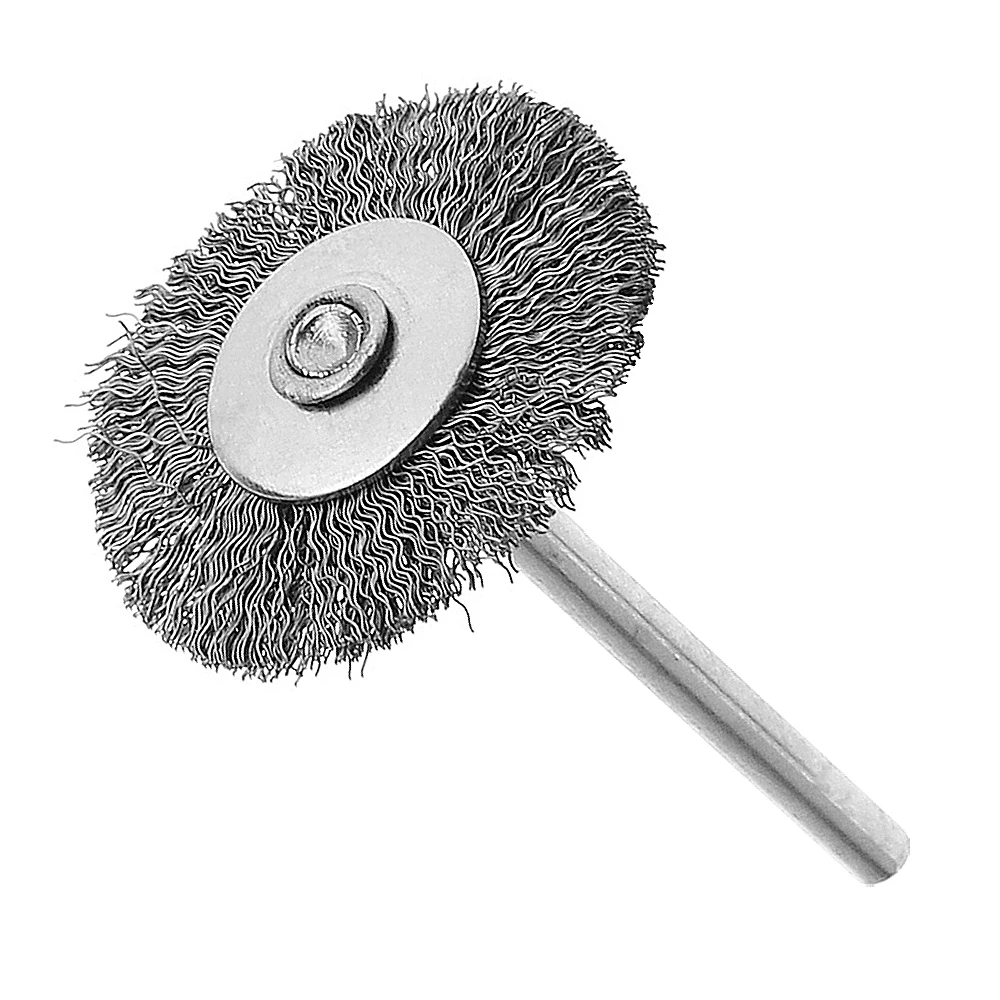 Мини полировальная стальная проволочная щетка с ручкой и 25т Тип для очистки