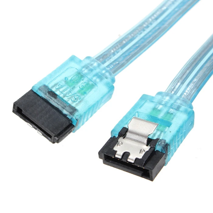 (100 шт./лот) 6 Гбит/с 50 см 100 SATA 3 0 кабель ГБ/сек. 7Pin III Плоский удлинитель Кабель для