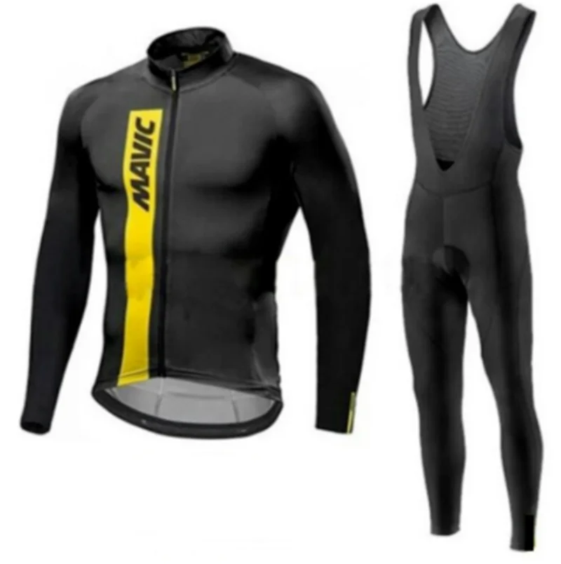 2018 mavic Pro Team с длинным рукавом осень трикотаж Ropa Ciclismo uniformes дышащий MTB Велосипедный