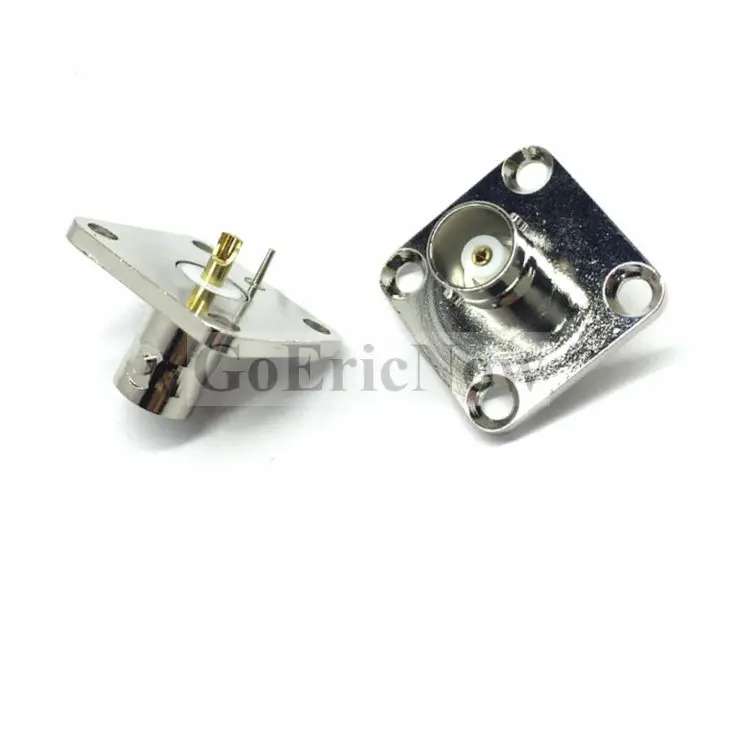 5 pcs RF Coaxial Q9 BNC Female &amp Male Square Flange 25x25mm Seat Connector Adpater | Обустройство дома