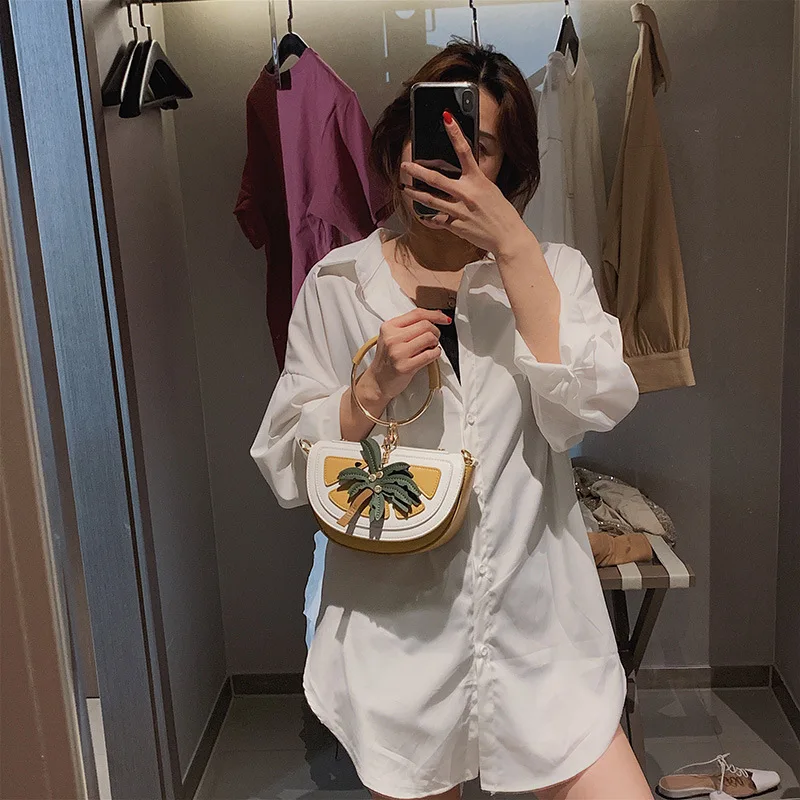 Женская сумка тоут с арбузом дизайнерская через плечо из искусственной кожи