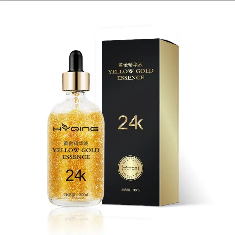 24k Золотая эссенция пептид никотинамид для лица уменьшает поры жидкая