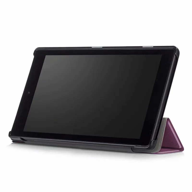 Тонкий Магнитный умный кожаный чехол для Amazon Kindle Fire HD 8 2017 2018 новинка
