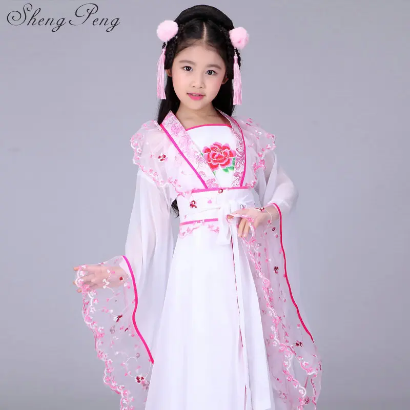 Женский винтажный костюм Hanfu топ для китайского фолк сценический