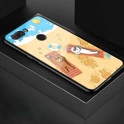 A6 Градиентный цветной чехол s для zte NUBIA Z17 lite nx591j задний бампер закаленное стекло чехол для телефона для NUBIAZ17 lite Оболочка Чехол s - Цвет: A6