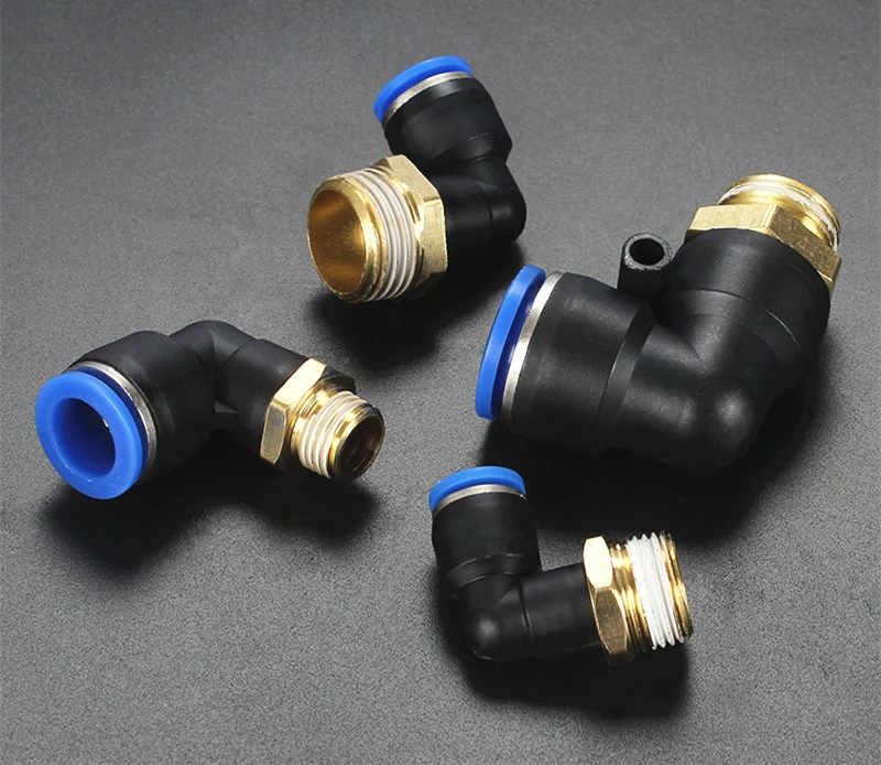 Jrealmer 90 градусов Bspt 1/8 'Ƈ/4'' 3/8 'Ƈ/2&quot Мужской внутренний толчок в
